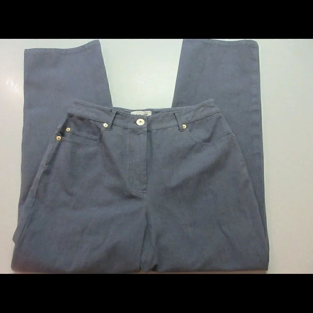 St. John Sport blue 5 pocket pants sz 6